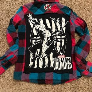 O'Neill Men's Checkered Shirt - Red, Blue, and Black